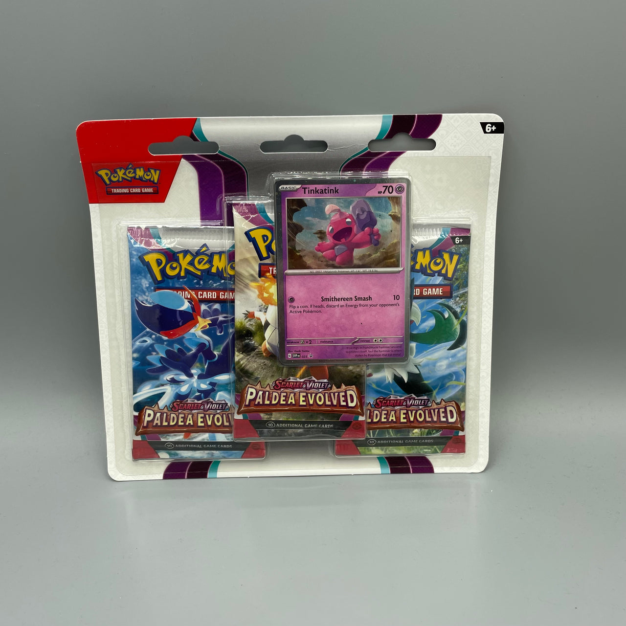 Pokémon Scarlet & Violet Paldea Evolved 3er Blister Tinkatink Pokemon - Englisch