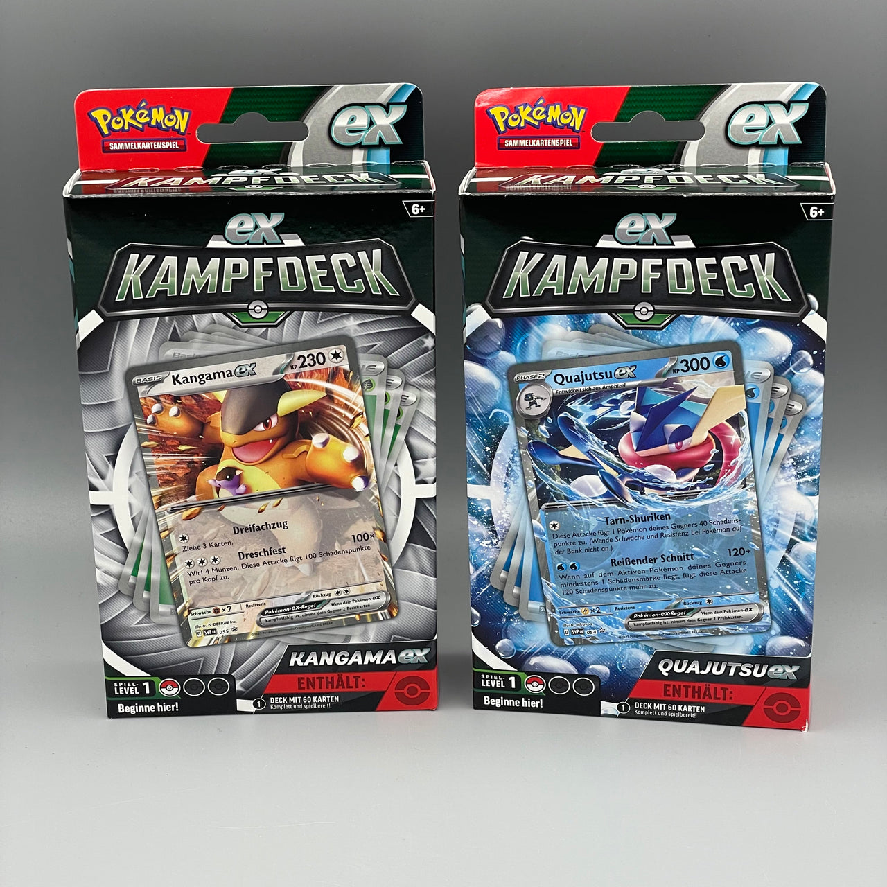 Pokemon EX-Kampfdeck Quajutsu / Kangama - Bundle - Deutsch