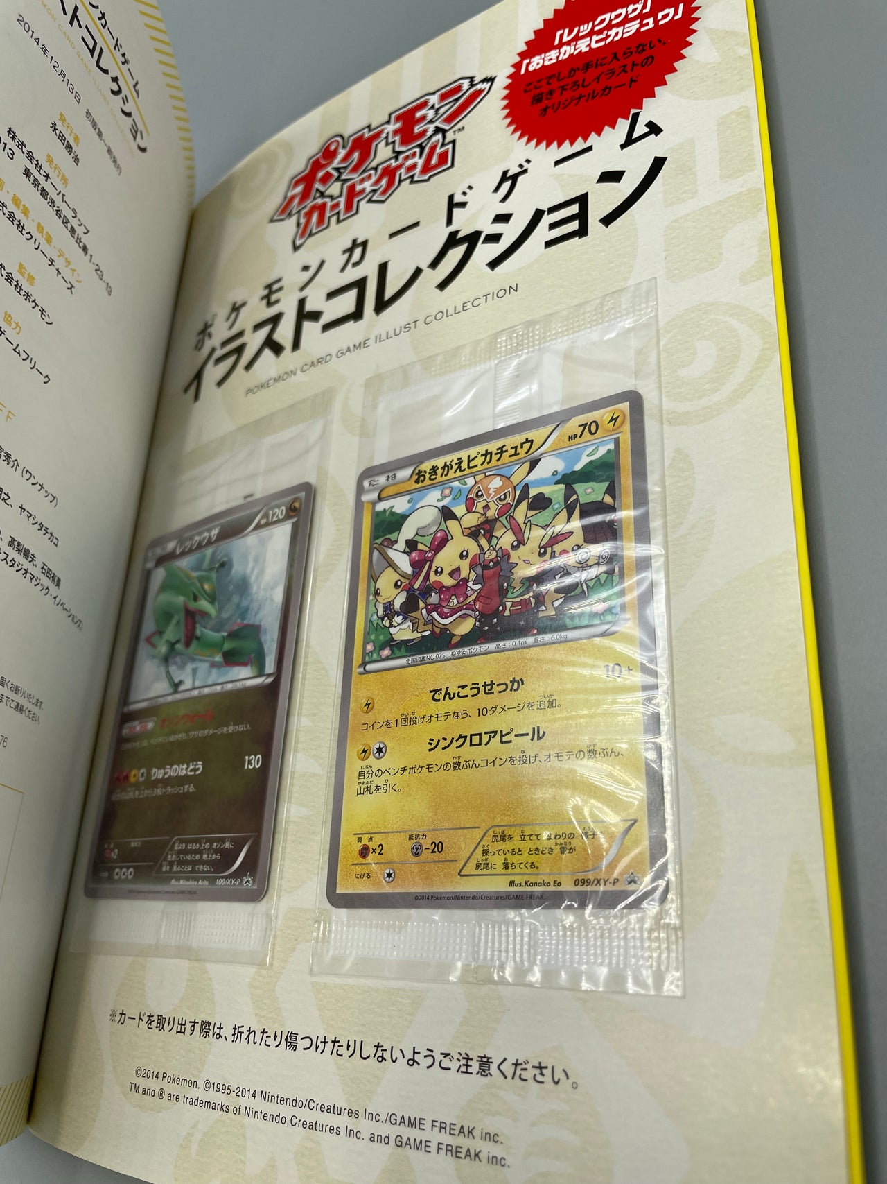 Pokémon 2014 Illustrator Collection - Karten Klasse A / Buch Klasse B Pokemon Japanisch