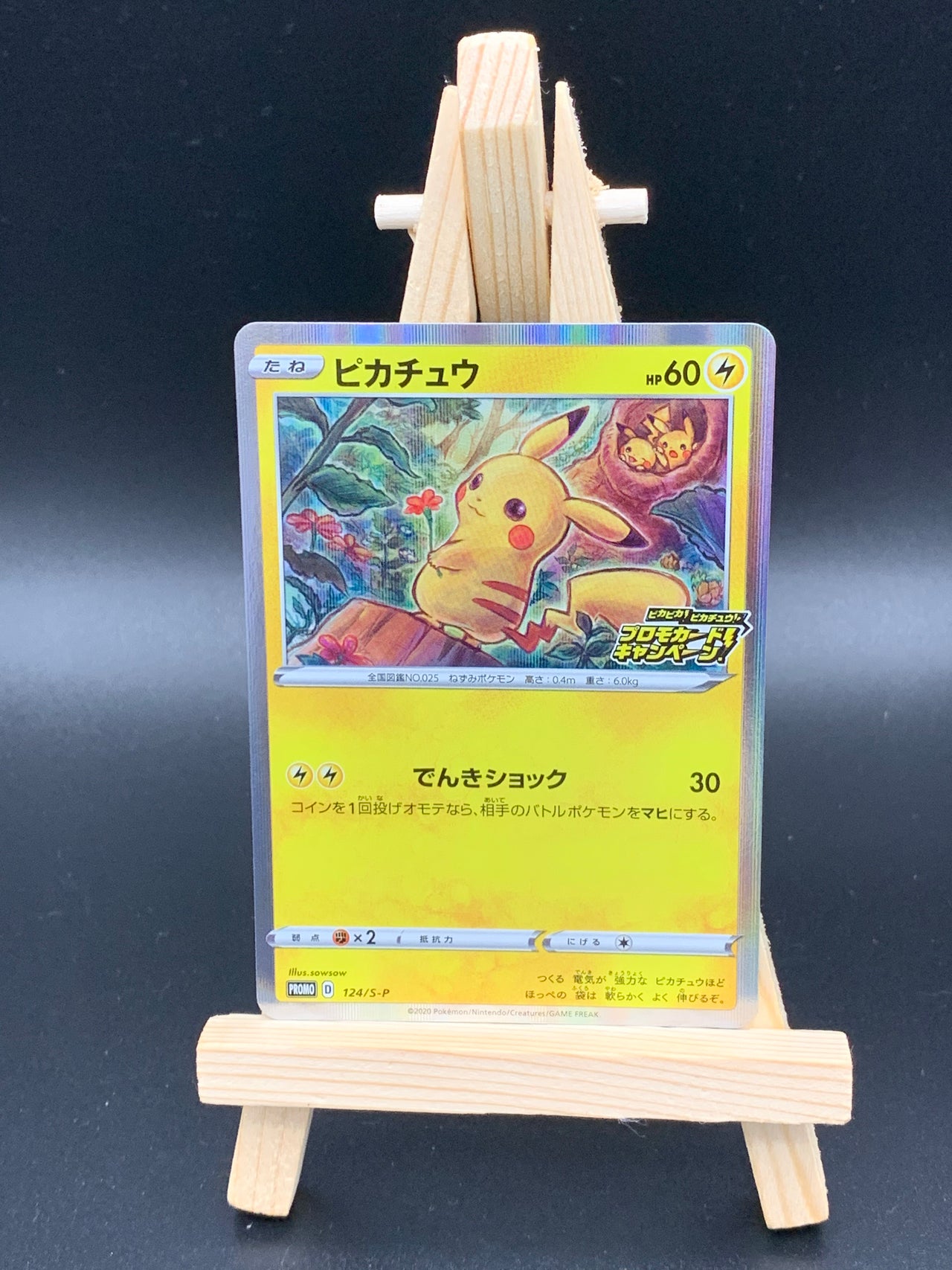 Pokémon Pikachu Promo  #124/S-P Japan Pokemon TCG Klasse A