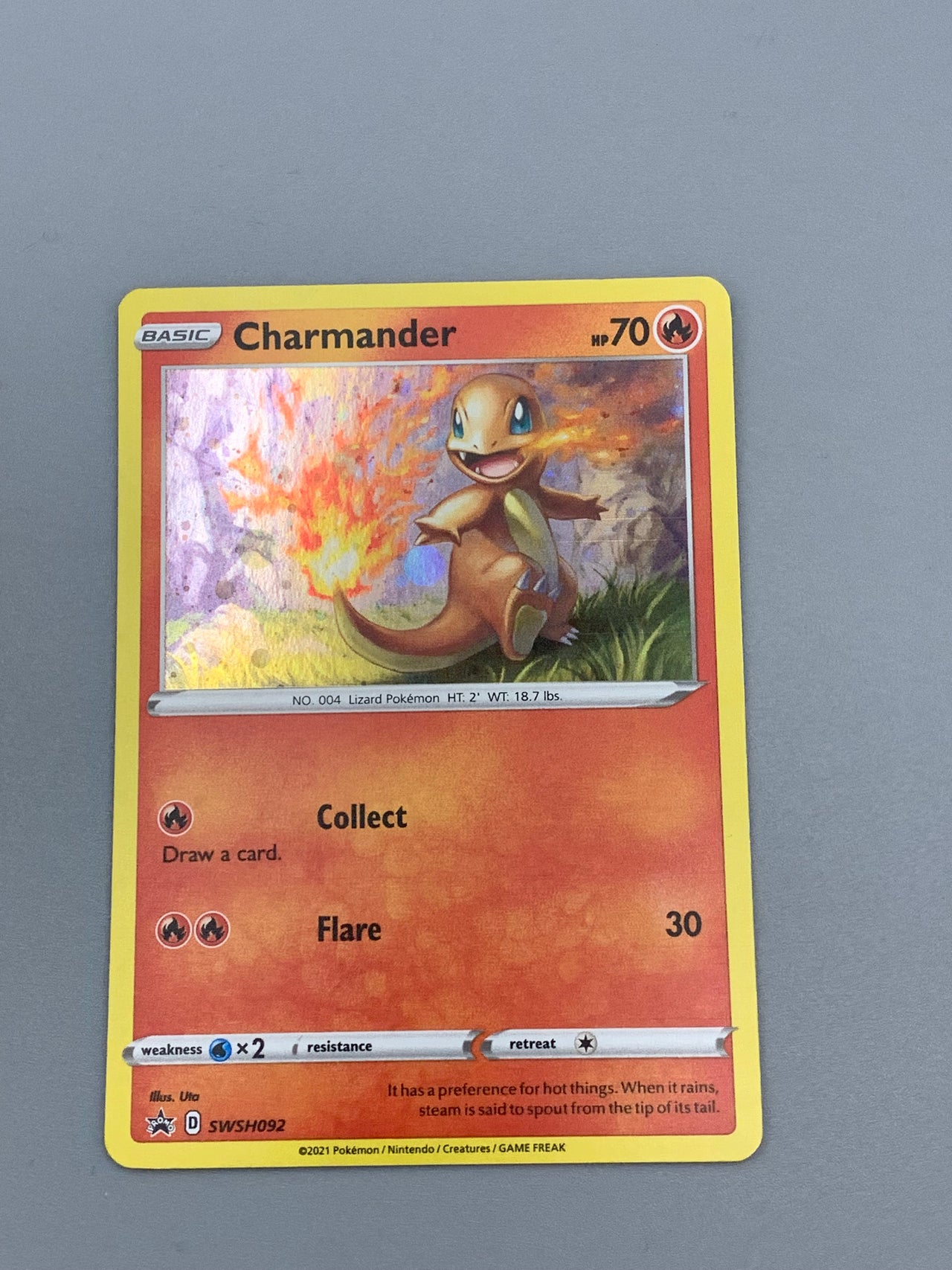 Pokémon Charmander Promo #SWSH092 Pokemon TCG - Englisch