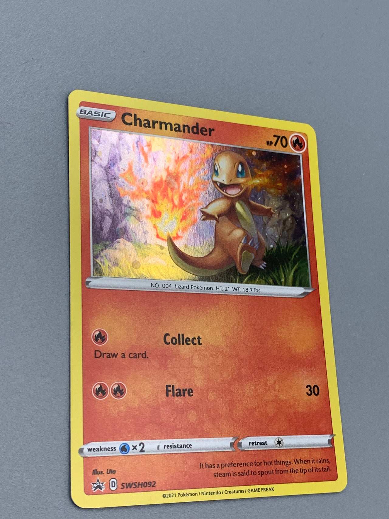 Pokémon Charmander Promo #SWSH092 Pokemon TCG - Englisch