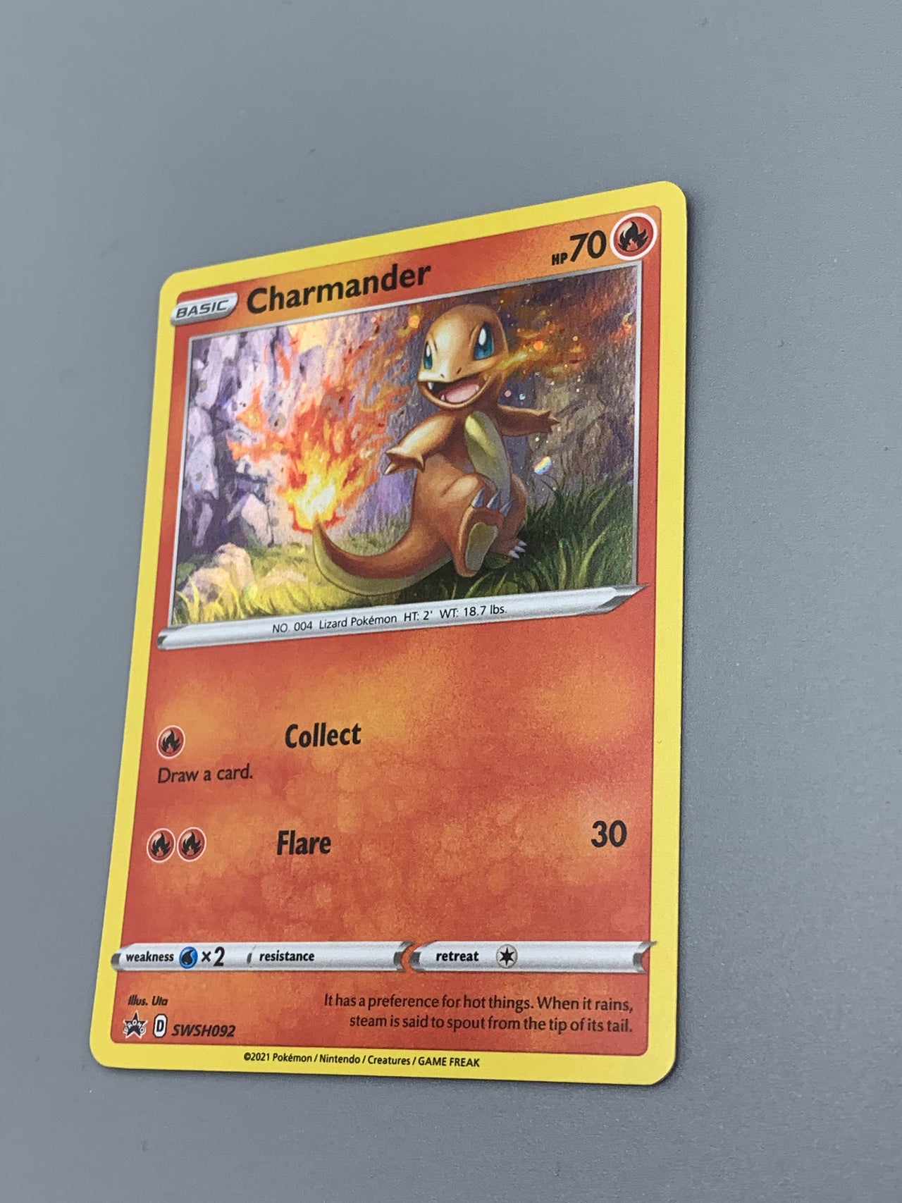 Pokémon Charmander Promo #SWSH092 Pokemon TCG - Englisch