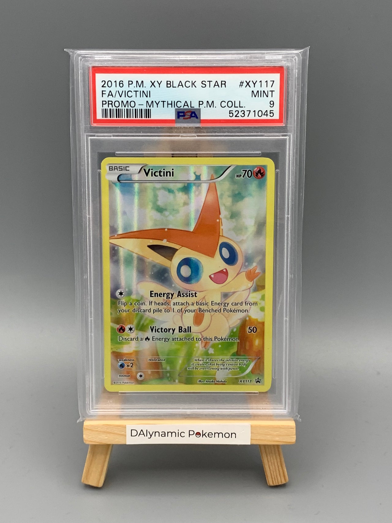 Pokémon 2016 Victini Promo - Mythical Collection - Pokemon #XY117 PSA 9