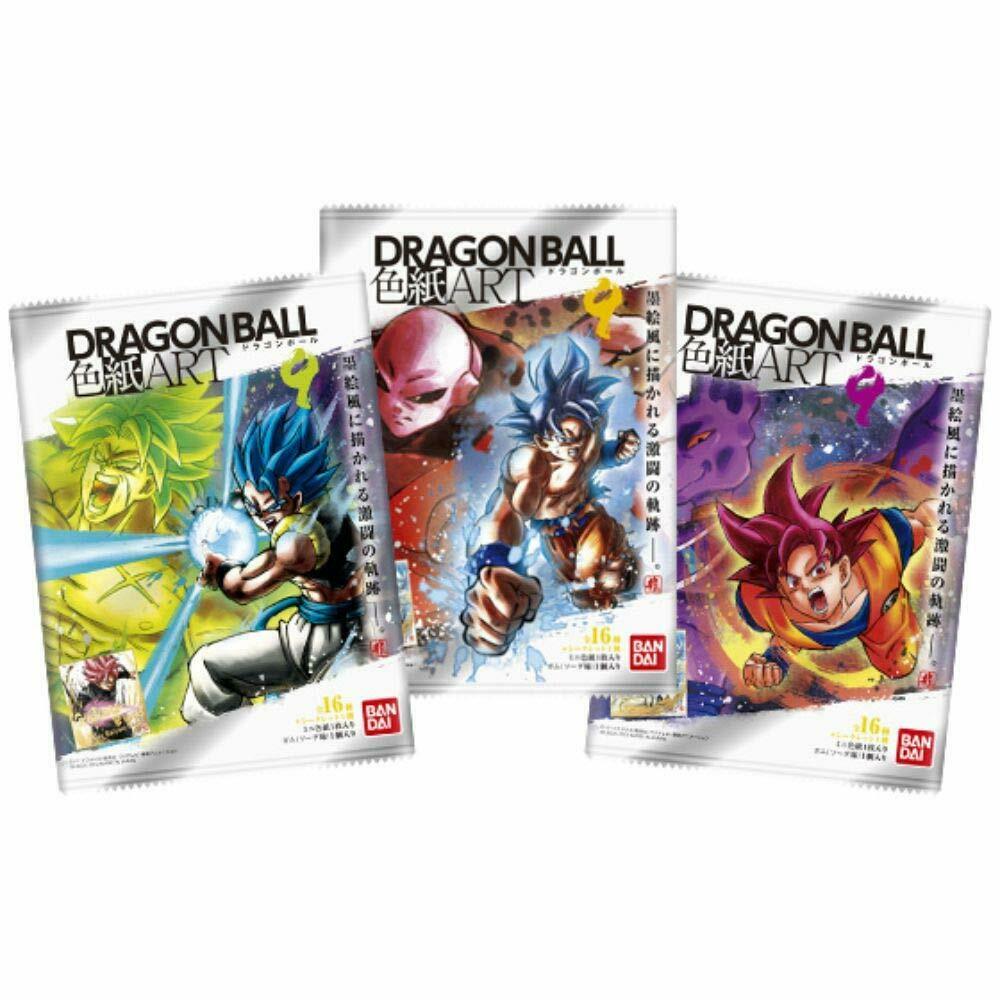 2x Dragonball Bandai Shikishi Art 9 Booster - Original Japan